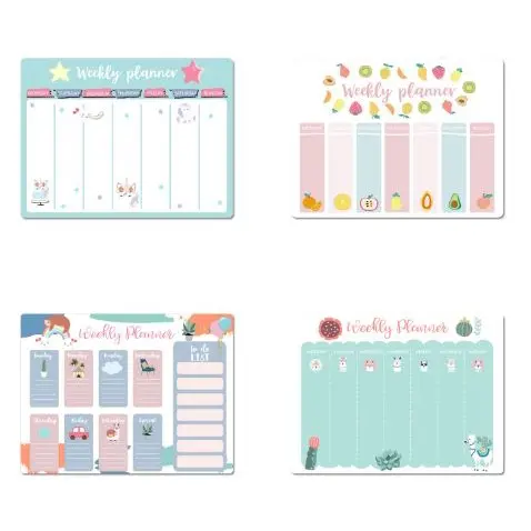 PR]] PAPAN TULIS KULKAS MAGNET White Board Magnetic Meal Planner Memo 4
