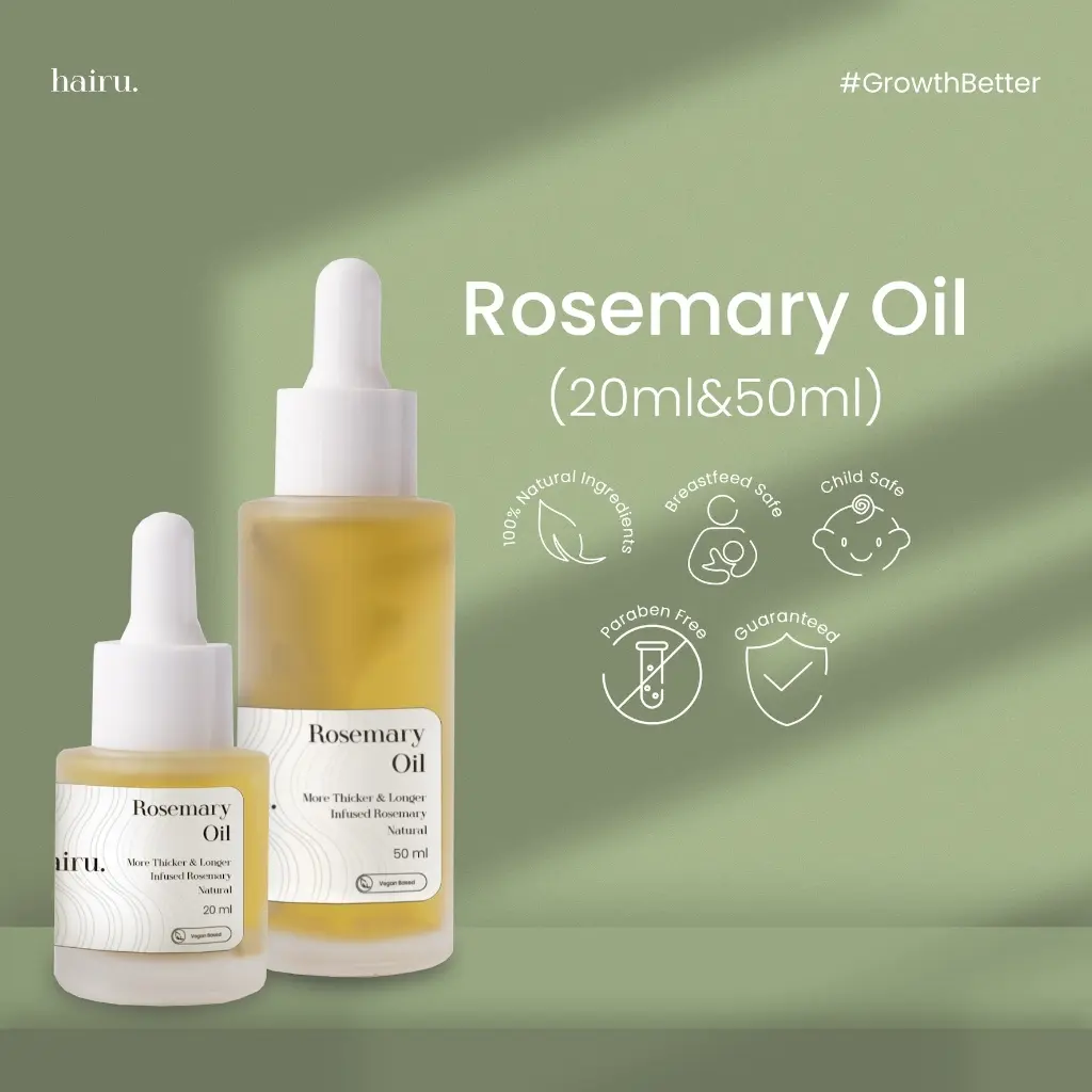 HAIRU ROSEMARY OIL by dr. Aghni Haircare Penumbuh Rambut