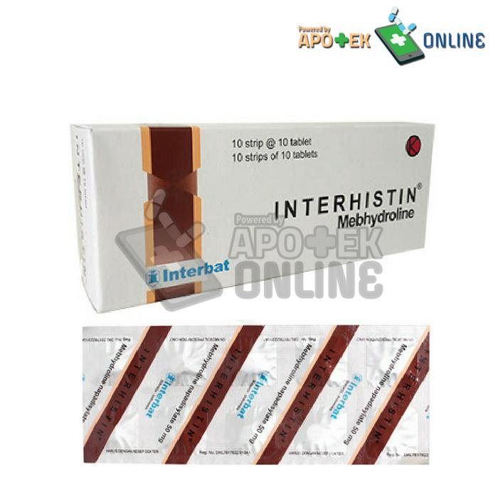 INTERHISTIN 50 MG STRIP 10 TABLET