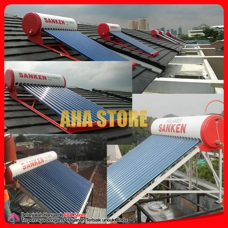 Baru Sanken Solar Water Heater Pemanas Air Matahari Surya 300 L 1