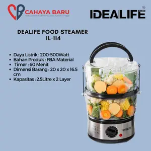 IDEALIFE FOOD STEAMER IL-114