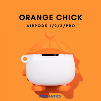 Gambar Airpods Case Orange Chick Gen 1 2 3 PRO Soft Silicone - Airpods Gen 3 dari Arceantics Kota Tangerang 2 Tokopedia