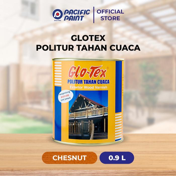 Gambar Glotex Politur Tahan Cuaca-Cat Khusus (Kayu)- CHESNUT-0.9liter dari Pacific Paint Indonesia Kota Tangerang Tokopedia