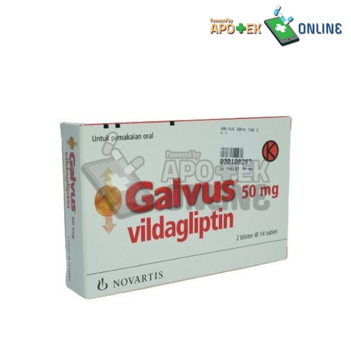 GALVUS 50 MG BLISTER 14 TABLET