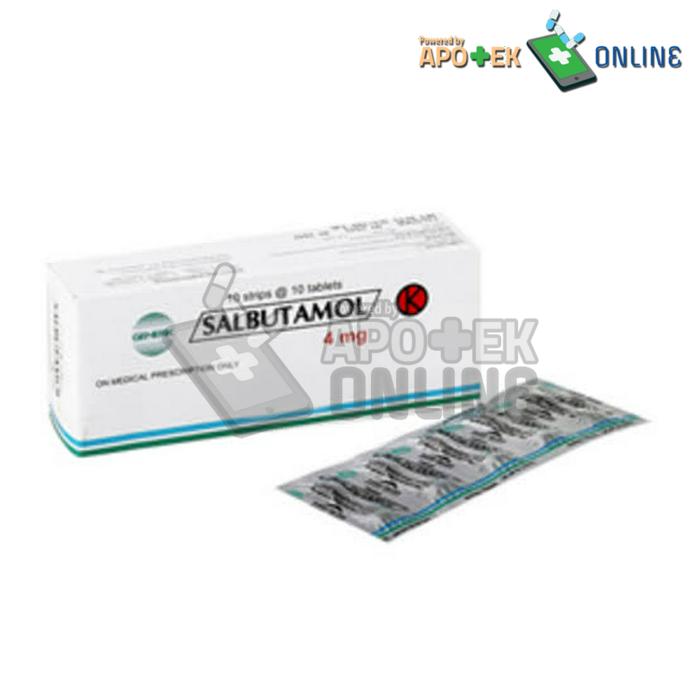 SALBUTAMOL 4MG 1 STRIP 10 TABLET (Gen-KF)