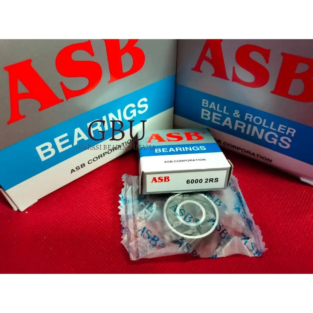 (ISI 10PC) Bearing 6000 2RS ASB ORIGINAL