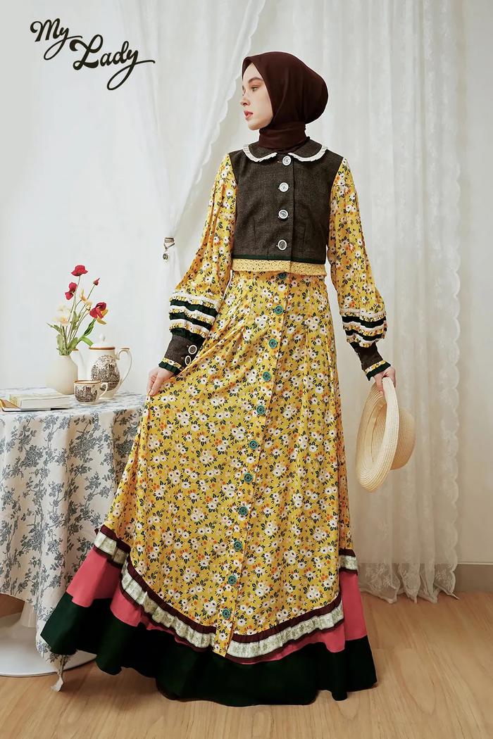 Gambar TUNEECA Gamis Calla - T-0523003 - XS dari Tuneeca Official Store Kab. Bandung Tokopedia