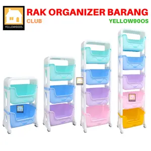 Rak Organizer Plastik Serbaguna Hapy Kids Rack Susun Club Furniture