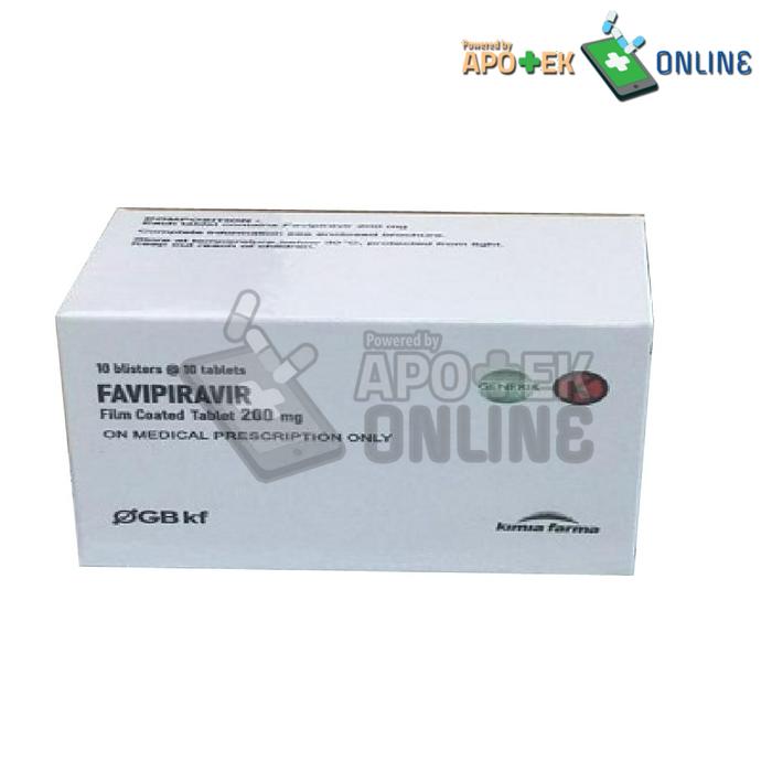 FAVIPIRAVIR KIMIAFARMA 200 MG STRIP 10 TABLET