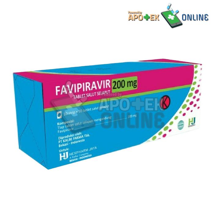 FAVIPIRAVIR HEXPHARM 200 MG STRIP 10 TABLET