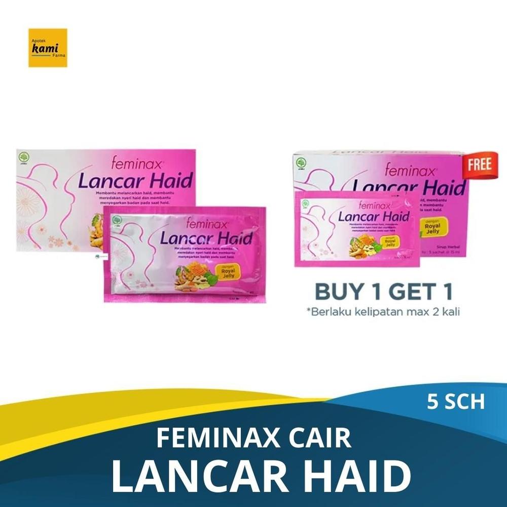 Feminax Cair Lancar Haid 5 Sachet