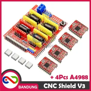 CNC SHIELD V3 ENGRAVING 3D PRINTER + 4PCS A4988 DRIVER BOARD