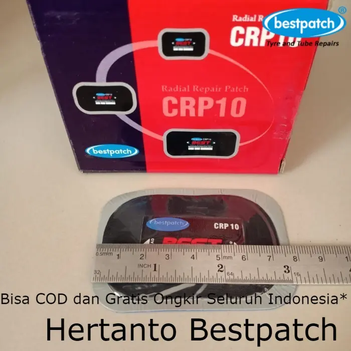 TIP TOP CRP10 Bestpatch - Tambal Ban Luar Best Patch 1 Lembar / Biji