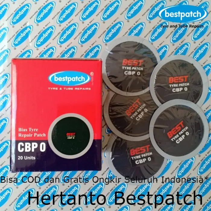 Bestpatch CBP0 - Tambal Ban Luar Tip Top Best Patch 1 Lembar / Biji 4