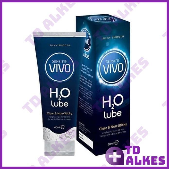 Gambar Sensitif Vivo Lubricant H2o Lube Pelicin Pelumas Kondom KB 60g Gel dari TD Alkes Kota Surabaya Tokopedia