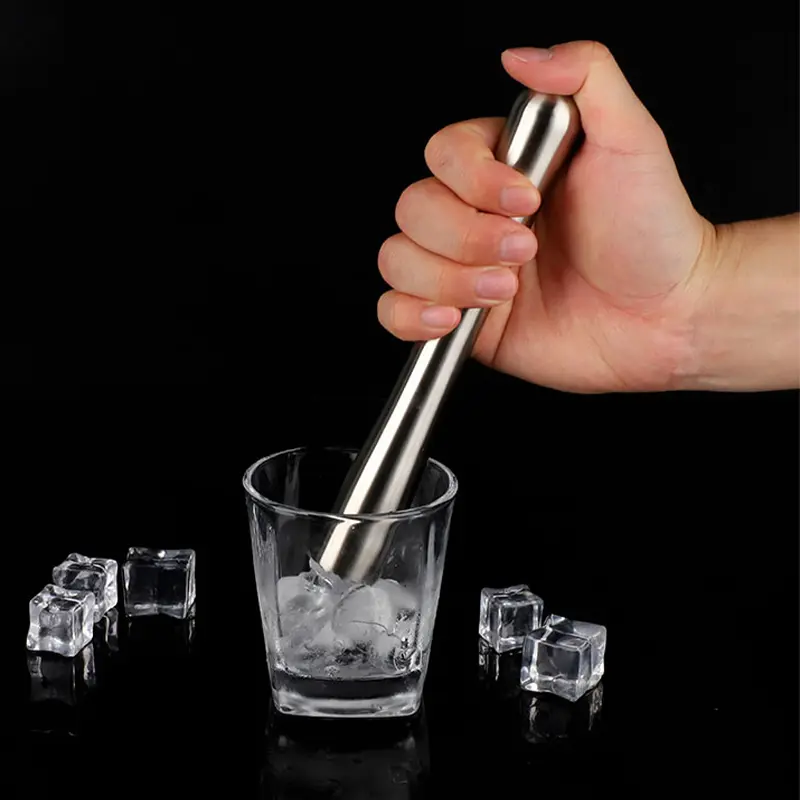murah 22.5cm Alat Pukul Es Batu Stainless Steel Alat Penghancur Es Bat