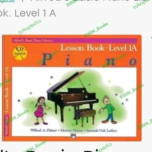 buku Alfred's Basic Piano Library: Lesson Book. Level 1 A