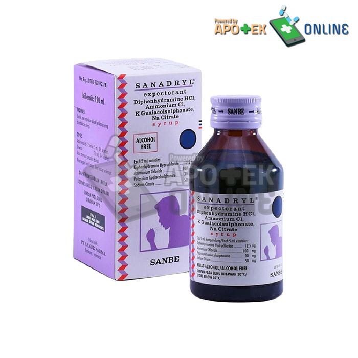 SANADRYL EXPECTORANT BOTOL 120ML SYRUP