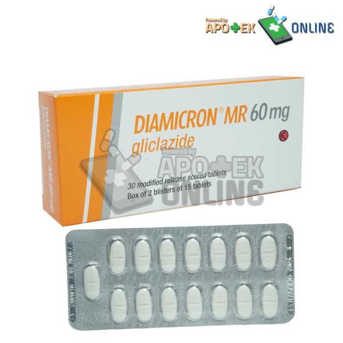 DIAMICRON MR 60MG 1 BLISTER 15 TABLET