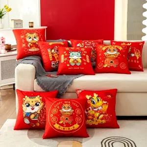 GROSIR Sarung Bantal Naga 2024 Kado Souvenir Imlek Pillow Case Imlek