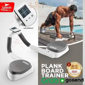 Alat Bantu Push Up Plank Trainer Penahan Siku Push Up + LCD DPT
