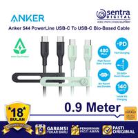 Gambar Anker 544 PowerLine USB-C To USB-C Bio-Based Cable 3ft Black A80F5H11 dari Sentra Digital Kota Surabaya 1 Tokopedia