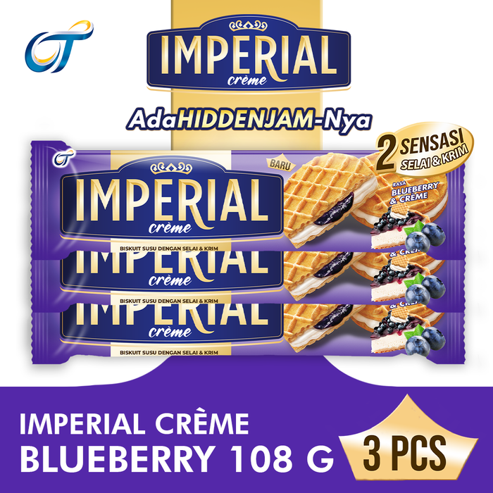 Gambar IMPERIAL CREME Blueberry 108GR - [Isi 3 Pcs] dari OT-Store_NEW Kota Administrasi Jakarta Barat Tokopedia