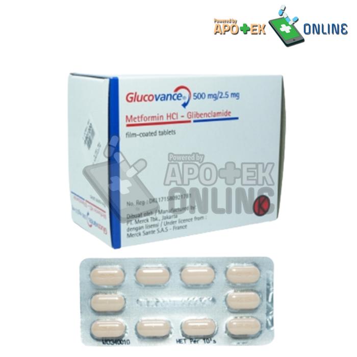 GLUCOVANCE 500/2.5 MG STRIP 10 TABLET