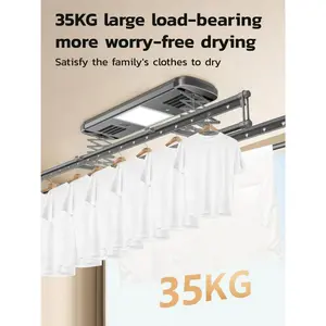 Jemuran Pengeringan Baju Disinfeksi Elektrik Modern Remote Control