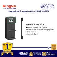 Gambar Kingma BM058Q PD3.0 Dual LCD Battery Charger for NP F550 F750 F970 dari Sentra Digital Jogja Kab. Sleman 5 Tokopedia