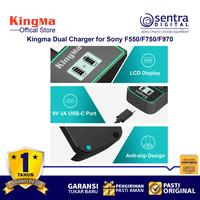 Gambar Kingma BM058Q PD3.0 Dual LCD Battery Charger for NP F550 F750 F970 dari Sentra Digital Jogja Kab. Sleman 2 Tokopedia