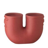 Gambar Candle Holder / Tempat Lilin U Jenggala Uwi 13 x 6 x 10 cm Merah dari Jenggala Keramik Bali Kab. Badung 1 Tokopedia