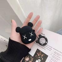 Gambar Airpods Case Kaws Bearbrick Gen 1 2 3 PRO Soft Silicone - Hitam, Airpods Gen 3 dari Arceantics Kota Tangerang 4 Tokopedia