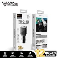 Gambar Car Charger Lenyes CA880 2Port USB + Type-C Fast Charge 38W Adapter dari Toleda Indonesia Kota Tangerang 2 Tokopedia
