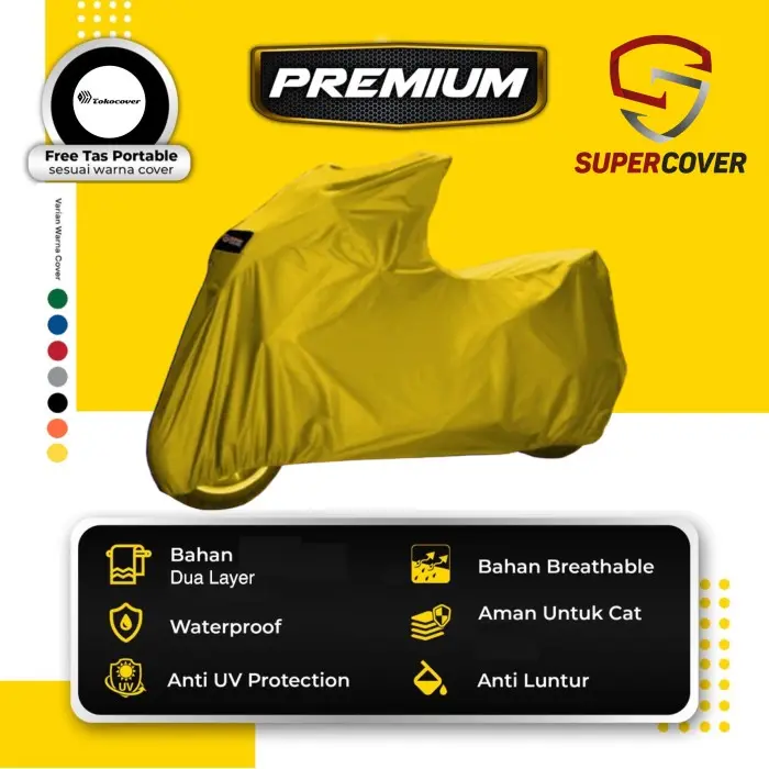 Cover motor Sarung motor PIAGIO Piaggio biru 2
