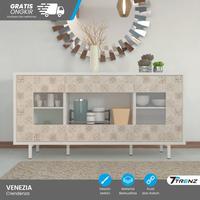 Gambar Buffet TV / Rak TV Minimalis Credenza Venezia I Furniture - Coffe Brown dari Trenz Furniture Kota Surabaya 1 Tokopedia