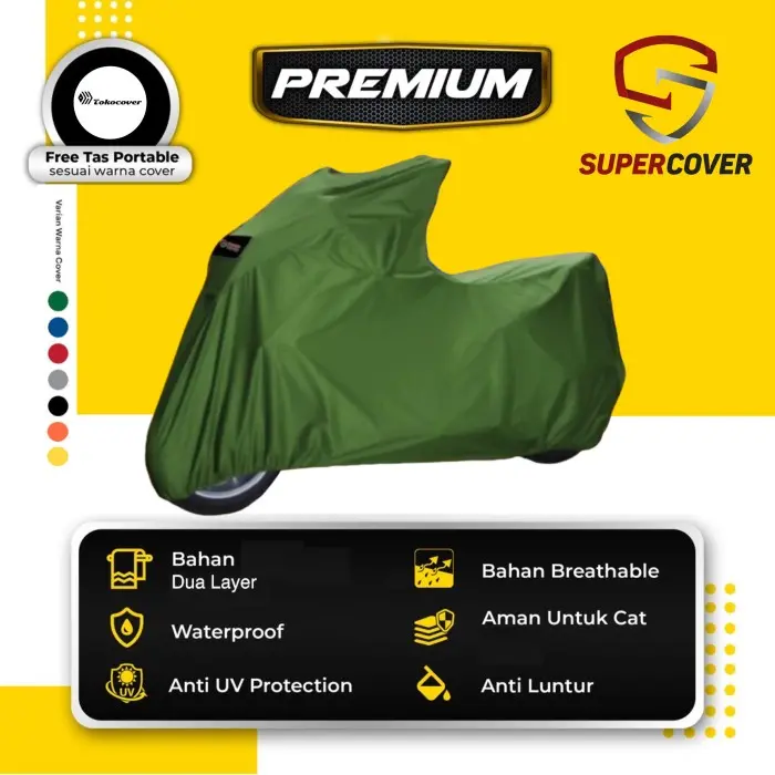 Cover motor Sarung motor PIAGIO Piaggio biru 3