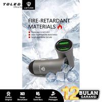 Gambar LENYES CA856 Mobil Charger Fast Charging 2 USB 2.4A Stainless Original Adapter Adaptor dari Toleda Indonesia Kota Tangerang 3 Tokopedia