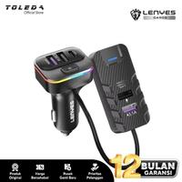 Gambar Car Charger Lenyes CA905 RGB Light Fast Charging 81W 6 Port Type C Usb Black dari Toleda Indonesia Kota Tangerang 1 Tokopedia