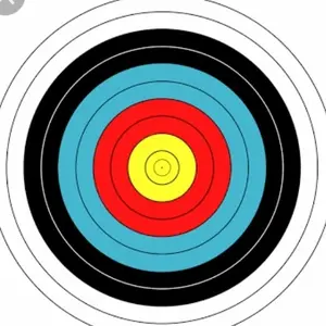 FACE TARGET 40 CM 10 RING STANDAR PERPANI