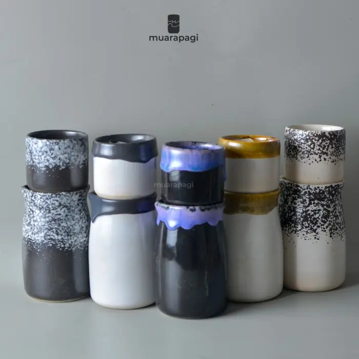 Gelas Server Set Keramik Kopi v60 GSR | Decanter, Carafe | MUARAPAGI