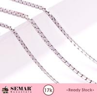 Gambar Kalung Santa Polos White Gold 17K Semar Nusantara - Normal, 1,9 - 2,2 gram dari Semar Nusantara Kab. Klaten 1 Tokopedia
