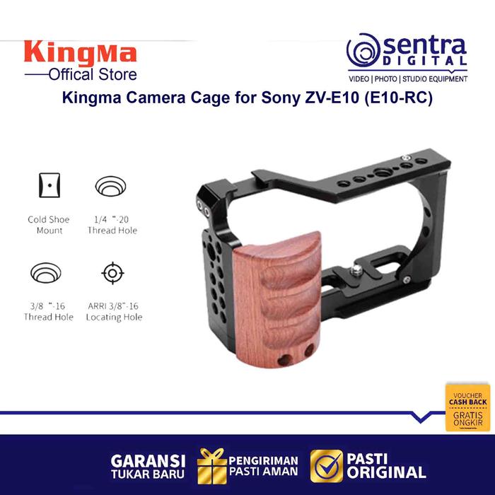 Gambar Kingma Camera Rig Small Cage for Sony ZV-E10 / ZVe10 ( E10-RC ) dari Sentra Digital Jogja Kab. Sleman Tokopedia