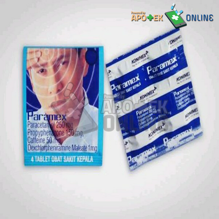 Gambar PARAMEX TABLET 1 STRIP 4 TABLET dari Apotek Lily Medika Denpasar Kota Denpasar Tokopedia