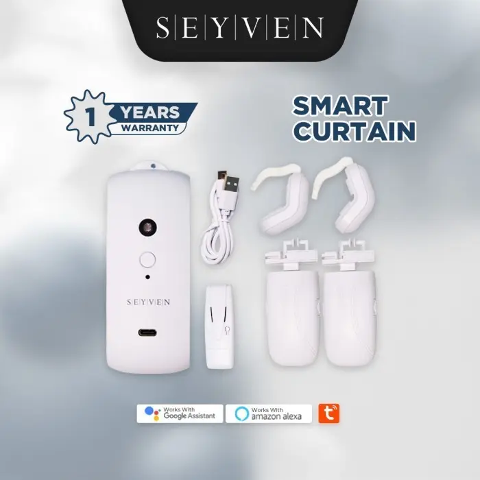 SEYVEN Smart Curtain Driver Robot Pembuka Tirai Otomatis Wireless 1