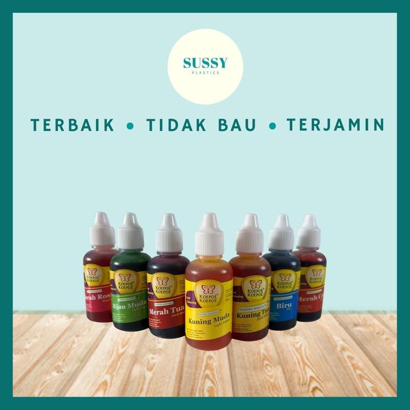 KOEPOE KOEPOE PEWARNA MAKANAN 30 ML FOOD COLORING MINUMAN KUE HALAL 0