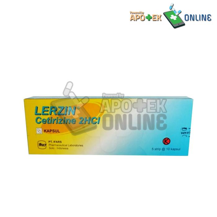 LERZIN 10 MG STRIP 10 KAPSUL