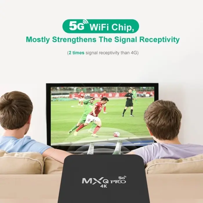 ANDROID TV BOX MXQ PRO 5G 4K ULTRA HD MEDIA PLAYER