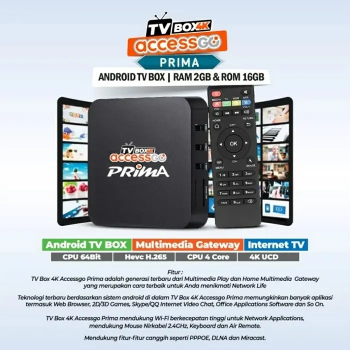 ANDROID TV BOX 2GB/16GB. 4K [TERBARU[TERLARIS[ORIGINAL[ASLI] 0
