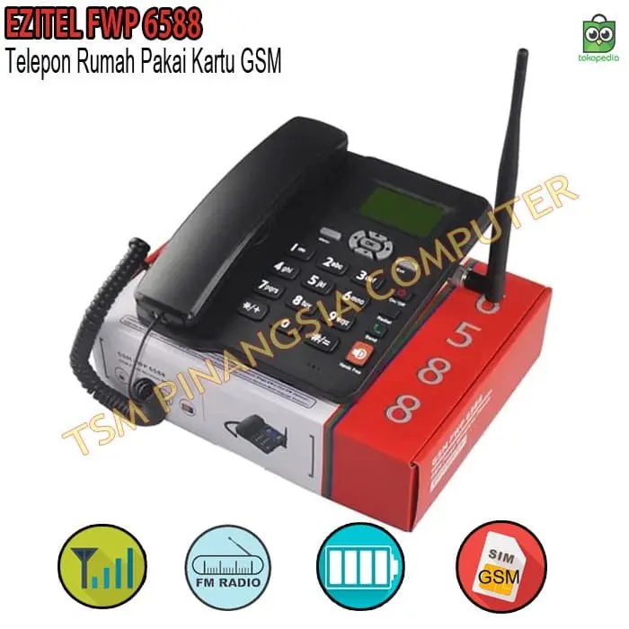 EZITEL 6588 TELEPON - TELPON - TELEPHONE FWT / FWP GSM